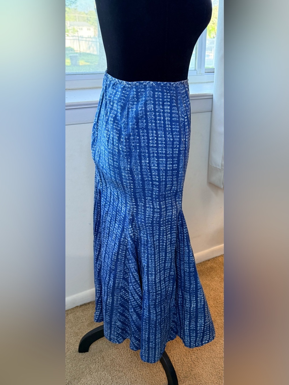 Vintage Lauren Ralph Lauren A line midi skirt preppy western prairie skirt 12 P - Picture 3 of 9